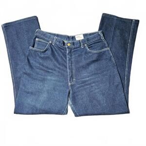 VTG Kenny Rogers Western Collection by Karman, Embroidered LADY Jeans, 30 X 30